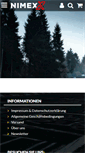 Mobile Screenshot of nimex.com